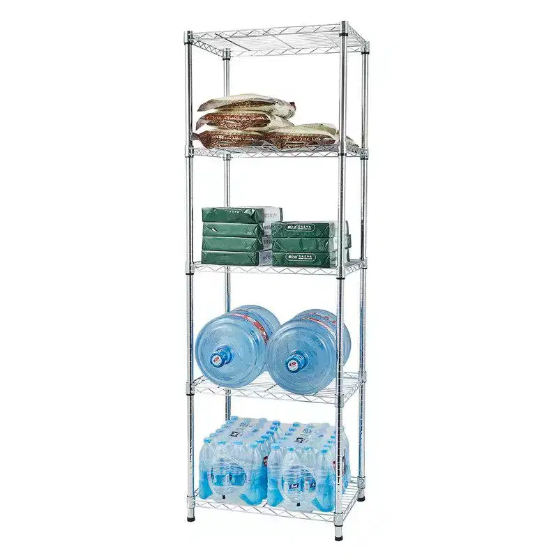 Scaffale metallico da 21,65", moderno scaffale portaoggetti