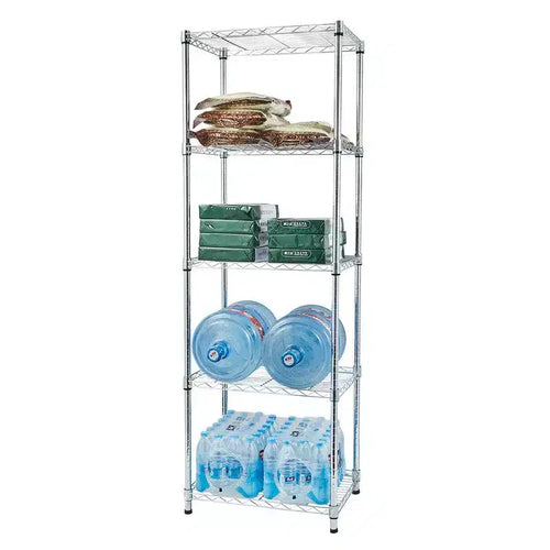 Scaffale metallico da 21,65", moderno scaffale portaoggetti