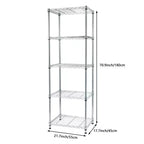 Scaffale metallico da 21,65", moderno scaffale portaoggetti