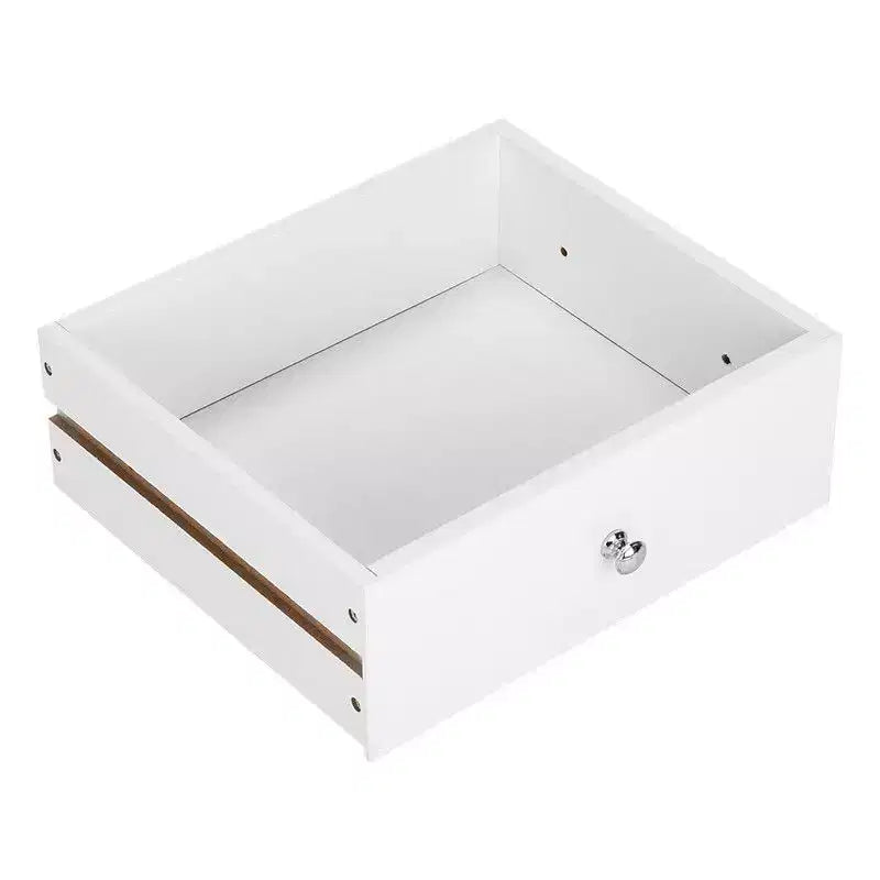 Comodino Moderno da 46 cm con Cassetto, Tavolino da Notse Minimalista