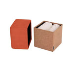 Pouf Contenitore Cubo in Tessuto di Sughero