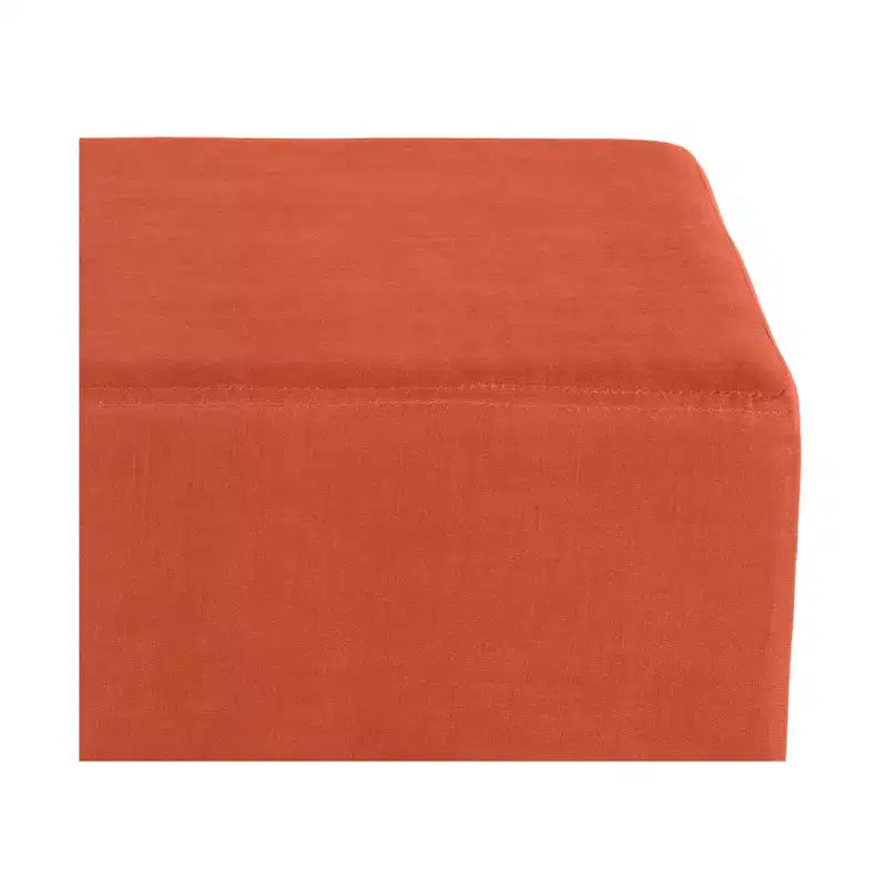 Pouf Contenitore Cubo in Tessuto di Sughero