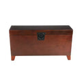Pyramid Trunk Cocktail Table - Brown - SEI