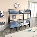Letto a soppalco trasformabile gemello/matrimoniale con scrivania, letto a castello in metallo per bambini e ragazzi
