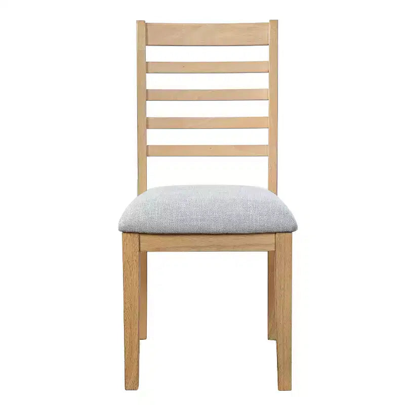 Set di 4 sedie da pranzo in stile rustico con schienale a scala alta