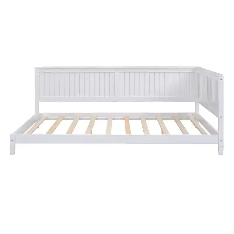 Divano Letto in Legno Moderno Full Size per Soggiorno e Camera degli Ospiti
