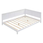 Divano Letto in Legno Moderno Full Size per Soggiorno e Camera degli Ospiti
