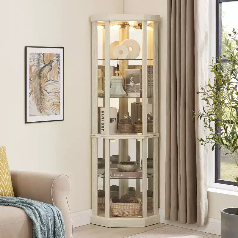 MAYEERTY Kitchen Storage Cabinet MDF 2 Doors 2 Adjustable Shelves